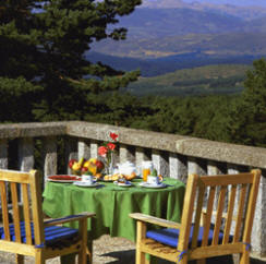 Parador Gredos terrace view