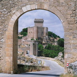 Parador Alarcon view from main gate