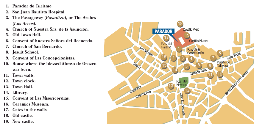 Parador Arties map