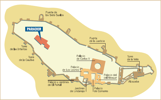 Parador Granada map #2