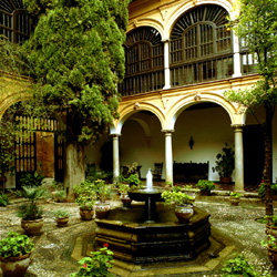 Parador Granada patio